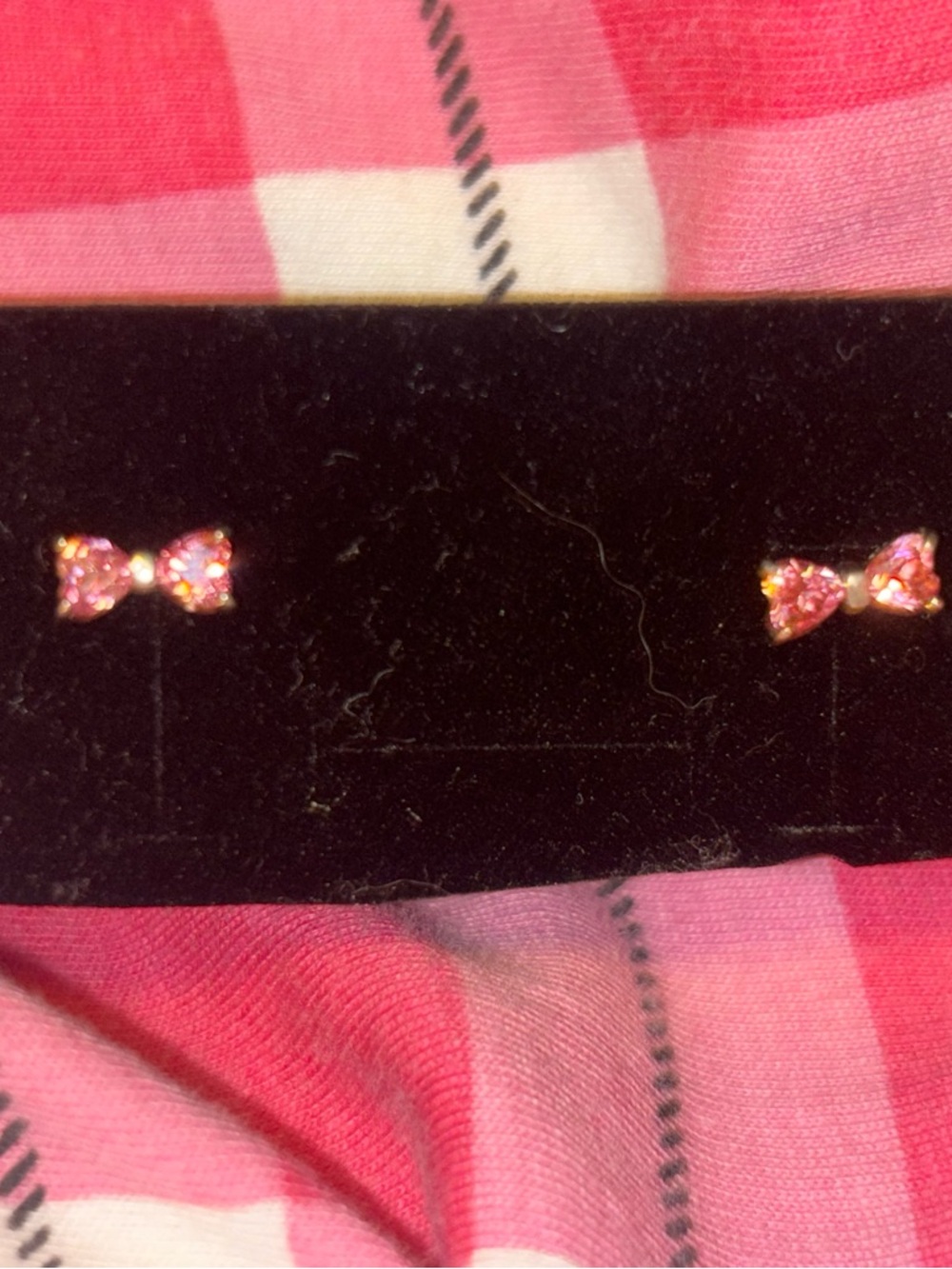 Pandora Pink Bow Stud Earrings